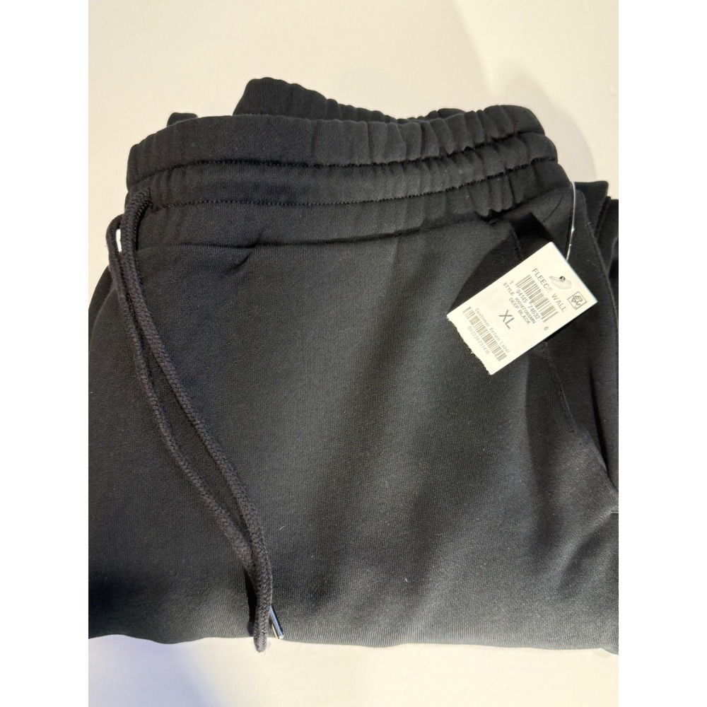 Mode‎ of One Mens Regular Fit Fleece Joggers in Deep Black Size XL  new - Picture 7 of 8